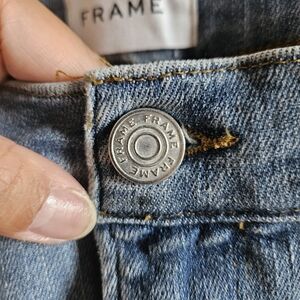 FRAME Le Garcon cropped boyfriend jeans